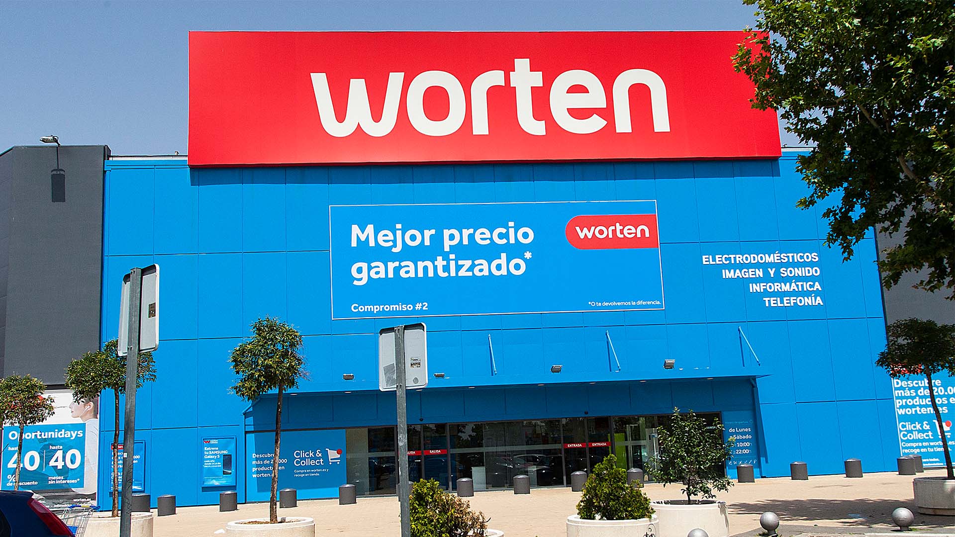Lona de gran formato Rotulación Worten