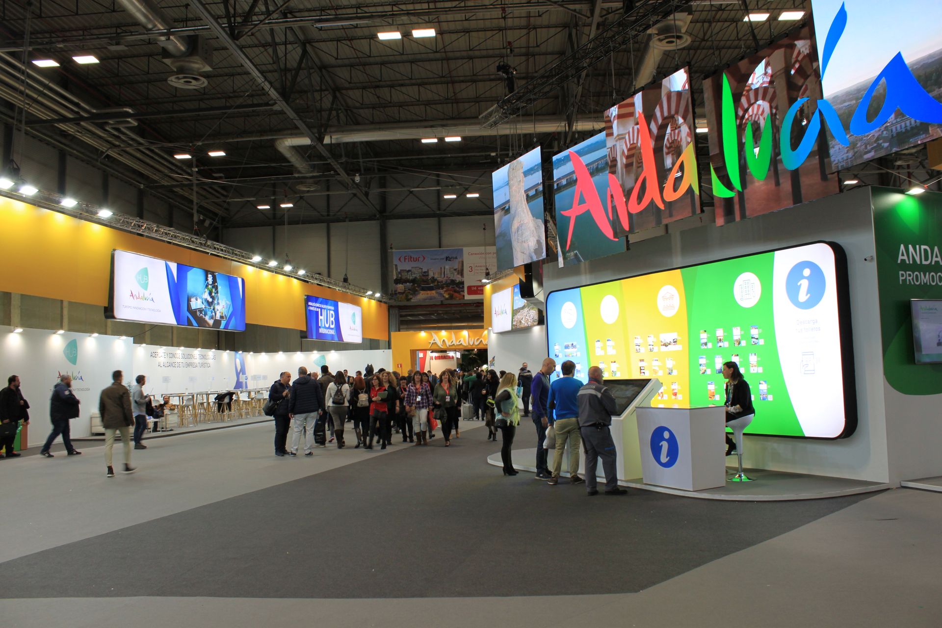 Caja de luz en feria